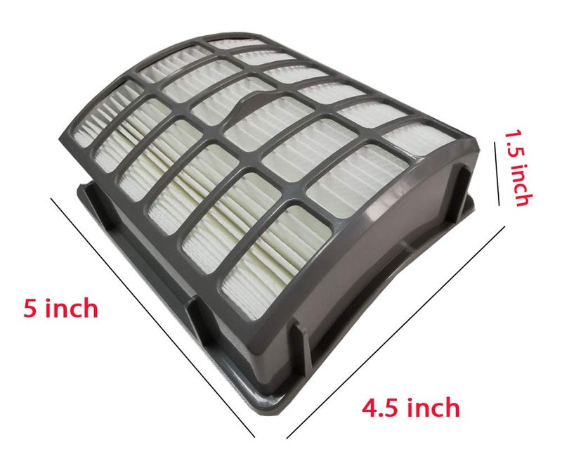 Hongfa Replace Shark Navigator NV70 Filters, HEPA Filter Parts for Shark NV70, NV71, NV80, NVC80C, NV90, NV95 & UV420 Upright Vacuum,Compare to Parts XHF80&XFF80 - Image 3